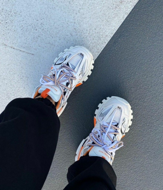 Кросівки Balenciaga Track White Orange