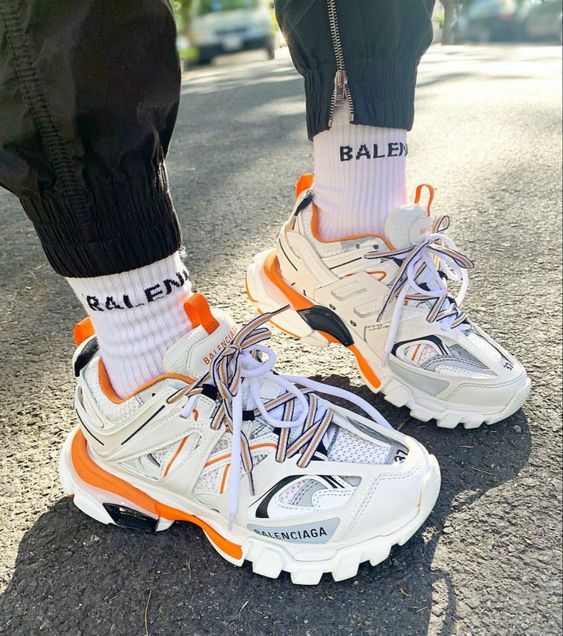 Кросівки Balenciaga Track White Orange