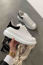 Кеди Alexander McQueen Ivory Black/White