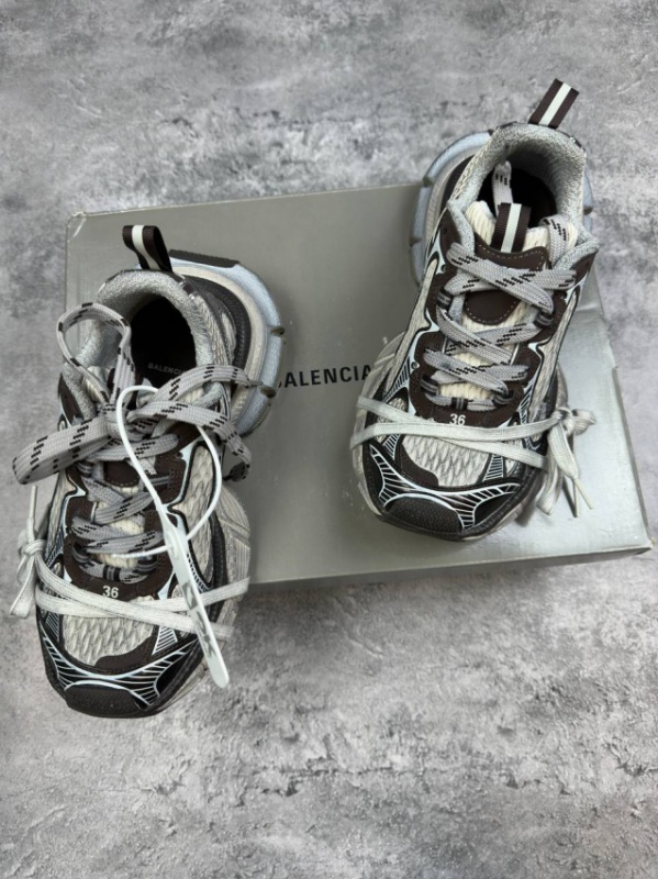 Кросівки Balenciaga 3XL Brown / Silver / Beige