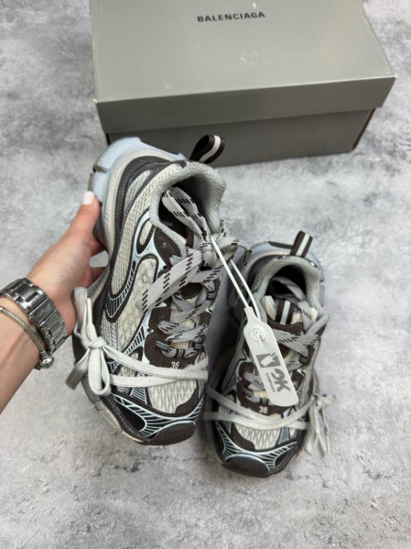 Кросівки Balenciaga 3XL Brown / Silver / Beige