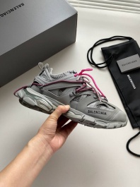 Кросівки Balenciaga Track Trail Laces Grey / Pink