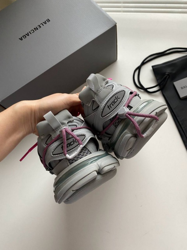 Кросівки Balenciaga Track Trail Laces Grey / Pink