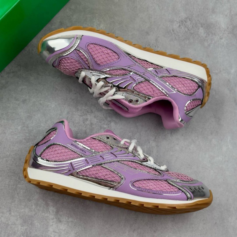 Кросівки Bottega Veneta Orbit Pink/Silver