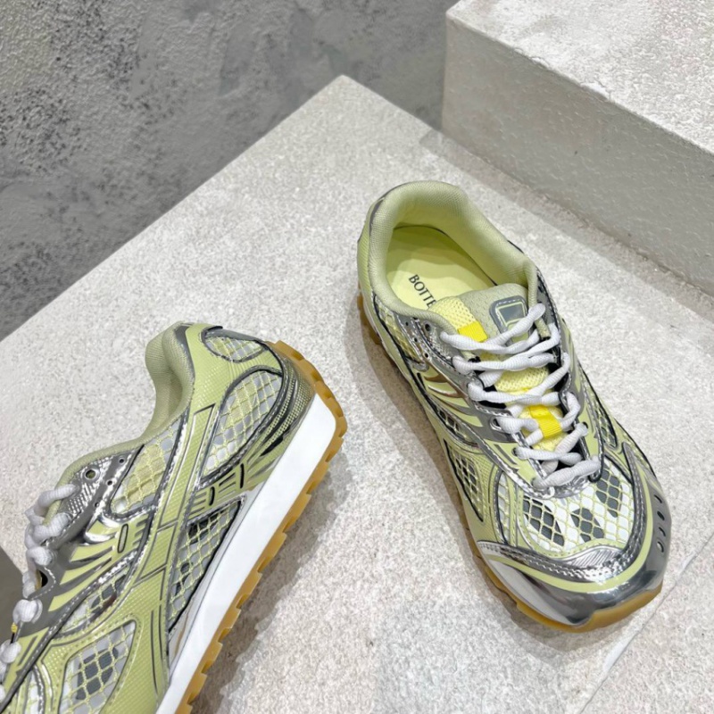 Кросівки Bottega Veneta Orbit Yellow/Silver